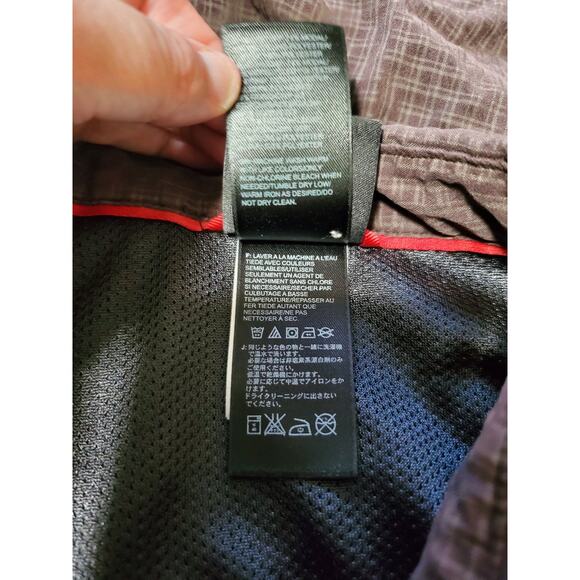 The North Face Men’s Long Sleeve Button-Up Hiking Shirt Size L – Brown Plaid - Picture 9 of 11